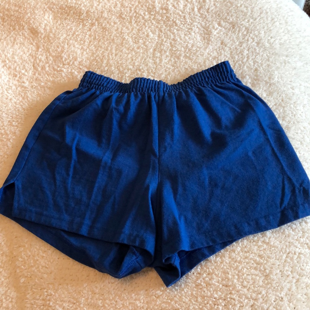 Blue soffe shorts